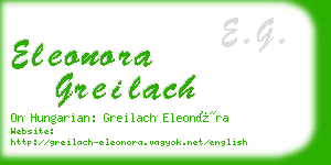 eleonora greilach business card